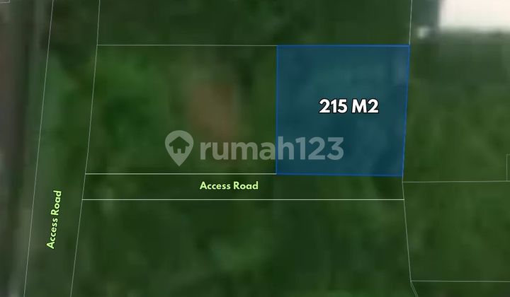 215 M2 Land Near Tiara Dewata - Denpasar, Bali