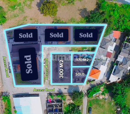 300 m2 Land near Puspem Badung - Padangsambian Kaja, Denpasar