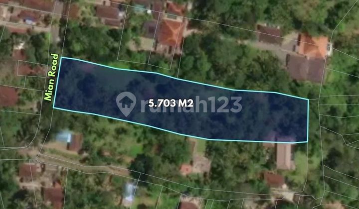 5703 m2 Tanah dekat WYAH UBUD - Kedewatan, Gianyar