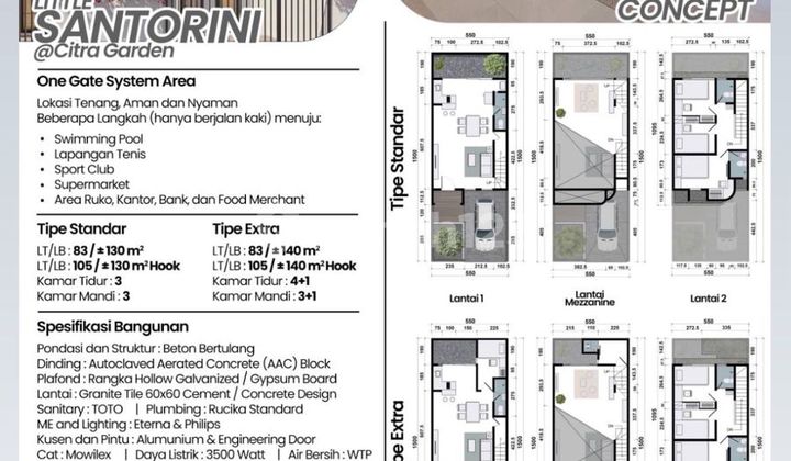 Dijual Rumah Brand New Little Santorini Joglo 2
