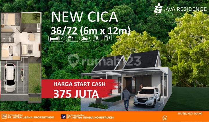 Rumah Murah, Best Quality Di Krian View Taman Hijau Luas, Free Dp Dan All Biaya*