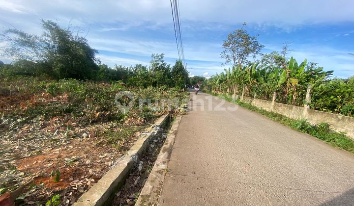 Tanah Kavling Cisauk Strategis Tepi Jalan Cor, 10 Menit Stasiun Jatake