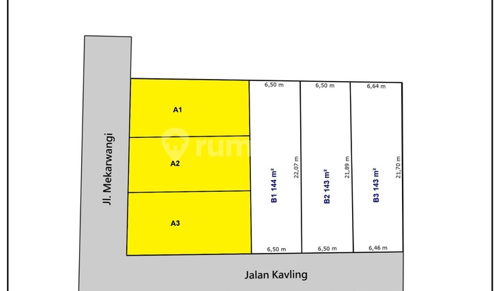Tanah Kavling Strategis Dekat KRL Jatake, SHM Perunit