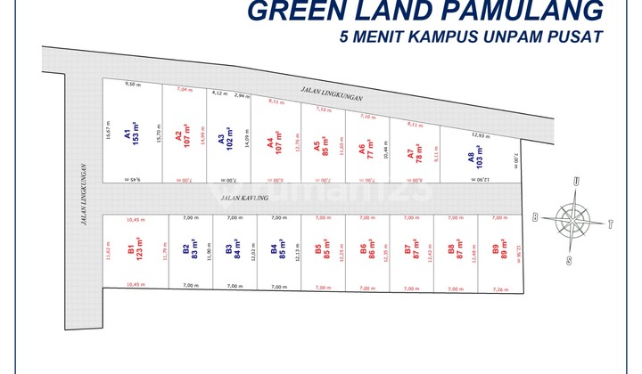 Kavling Exclusive Pamulang, Strategis 5 Menit Unpam Pusat Kavling Exclusive Pamulang, Strategis 5 Menit Unpam Pusat