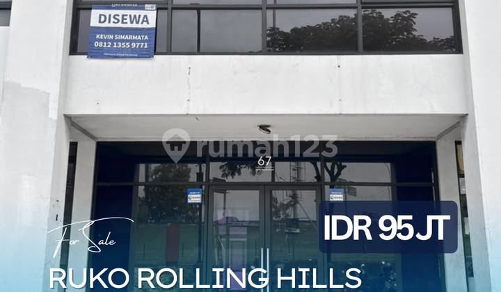 Ruko Rolling Hills 2 Lantai Shgb Siap Huni Dekat Tol