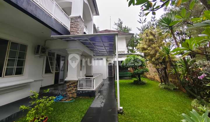 Beautiful Three and a Half Story House with Spacious Yard and Mountain View in Venesia Cluster, Sentul City 2