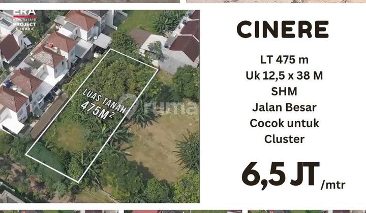 Lahan Tanah Strategis Di Cinere Cocok Dijadikan Cluster Lahan Tanah Strategis Di Cinere Cocok Dijadikan Cluster