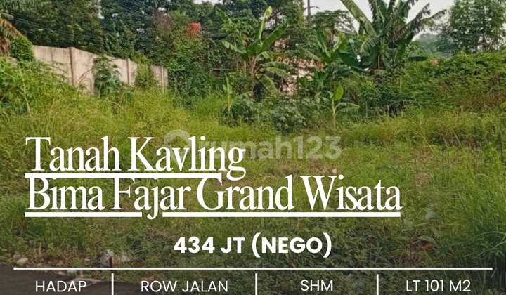 Kavling di Bima Fajar,Untung Berlipat di Masa Depan,,Yakinlah,,,