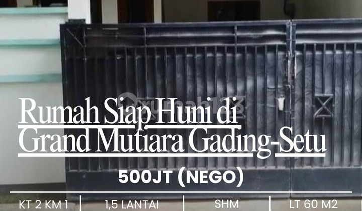 Comfortable House Close to Industrial Friends in Grand Mutiara Gading Setu Comfortable House Close to Industrial Friends in Grand Mutiara Gading Setu