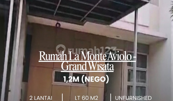 Rumah La Monte Aviolo Dekat Tol Tambun Grand Wisata,,Yakinlah,, 1