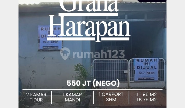 Ready-to-Occupy Minimalist House Models in Graha Harapan, Rest Assured,,,