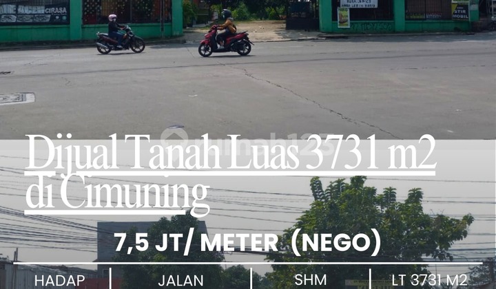 Inland Land in Cimuning Near Toll Access, Truck Access OK, Be Confident Inland Land in Cimuning Near Toll Access, Truck Access OK, Be Confident