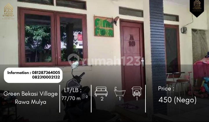 Rumah Cluster Minimalis di Green Bekasi Village,,Yakinlah,,, 