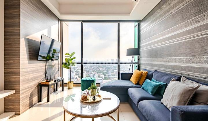 Rent Kemang Village Apartment in South Jakarta - 2 BR Modern Fully Furnished