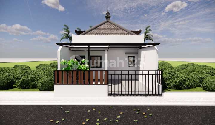 Indent House in Tabanan 2BR Quiet Dwelling with Balinese Nuance