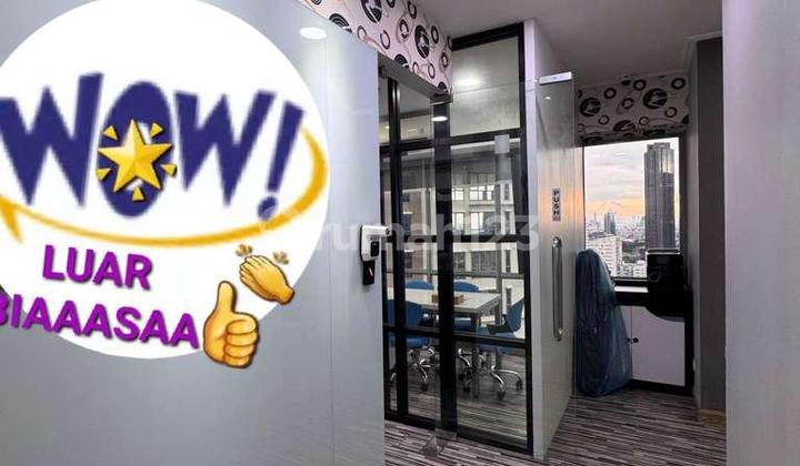 For Quick Sale: Office Unit at The Mansion Bougenville Tower Fontana, Fully Furnished, Ready to Occupy, North Jakarta