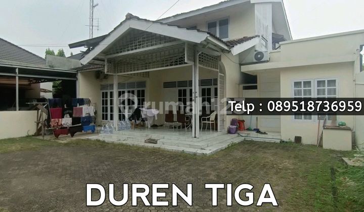 Duren Tiga - Rumah Lama Hitung Tanah Di Pinggir Jalan Raya Duren Tiga Jakarta Selatan