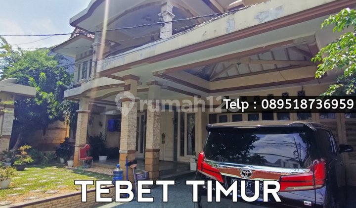 Tebet - Rumah Mewah di Pinggir Jalan Utama Butuh Sedikit Renovasi