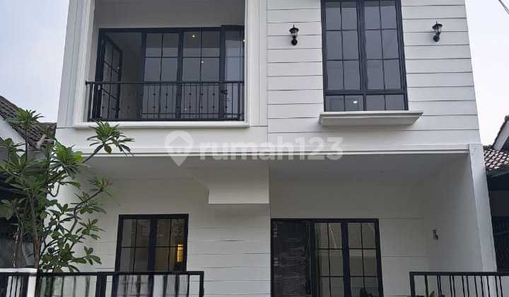 For Sale Classic Modern Facade House Model in Nusaloka 7x14