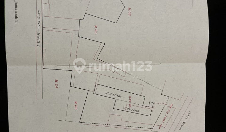Tanah Dijual Turun Jauh Dii BwIh NJOP Lokasi Strategis Di JakPus