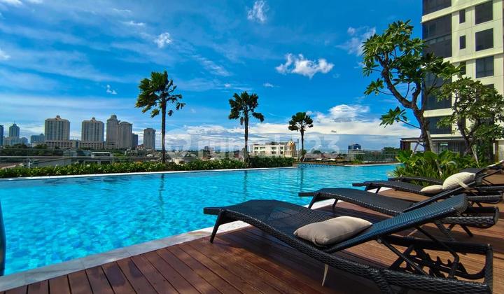Apartemen Cantik Full Furnished 2 Kamar Tidur di Permata Hijau Suites Fasilitas Lengkap Hanya 2,5 Km ke Senayan ! 2