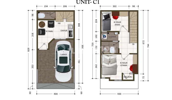 Rumah Strategis Samping Jalan Bea Cukai Dekat Tol Rawamangun