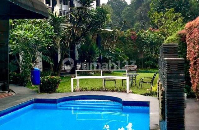 Jual Villa Ada Kolam Renang Semi Furnished Terawat Puncak Cisarua Tugu Selatan