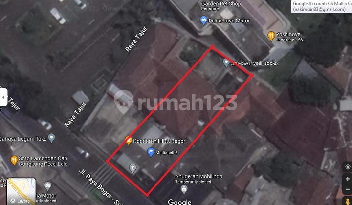 Jual Rumah Jalan Raya Tajur Cocok Untuk Usaha  2