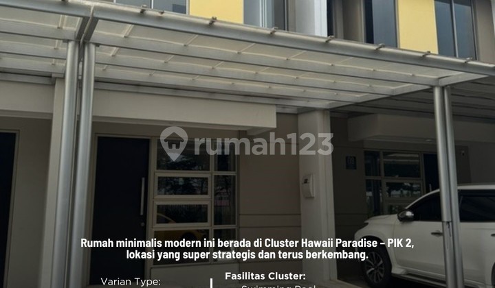 Vco - Dijual Rumah PIK2 Tipe 4,5x10 Tahap Pertama Kosong Vco - Dijual Rumah PIK2 Tipe 4,5x10 Tahap Pertama Kosong
