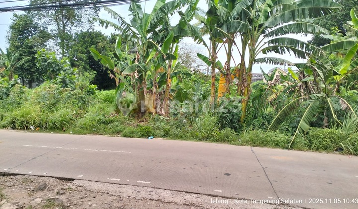 Tanah 2562 m2 SHM Serpong, Tangerang Selatan,  Jalan Mesjid Ciater