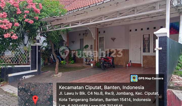 LAND AREA 334m2 HOUSE IN VILLA GUNUNG LESTARI, CIPUTAT (NEAR BINTARO/BSD)