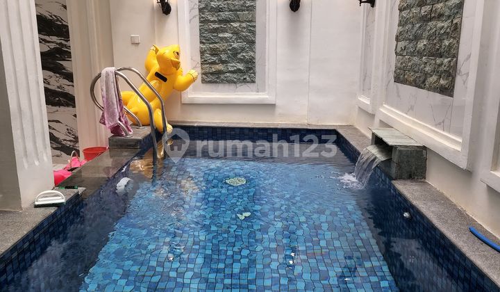 Dijual Rumah Mewah Tipe Eropa Klasik Modern ,private Pool Di Antapani  2