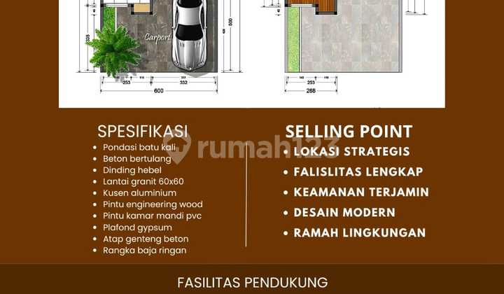 Rumah Tipe Mezzanine, Dekat Grand Wisata Bekasi