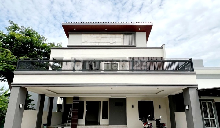 Rumah Mewah Dibangun Dari Kavling Di The Icon Simplicity Bsd City - Esn