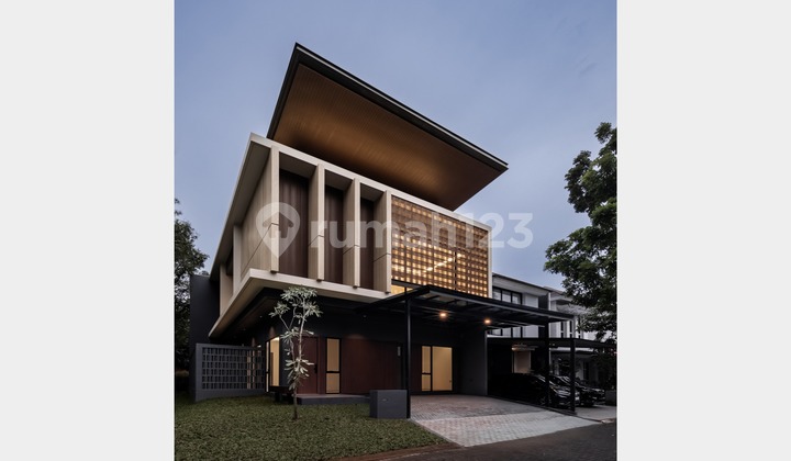 Rumah Modern Contemporary Fresco Aria Foresta BSD, Tangerang Selatan