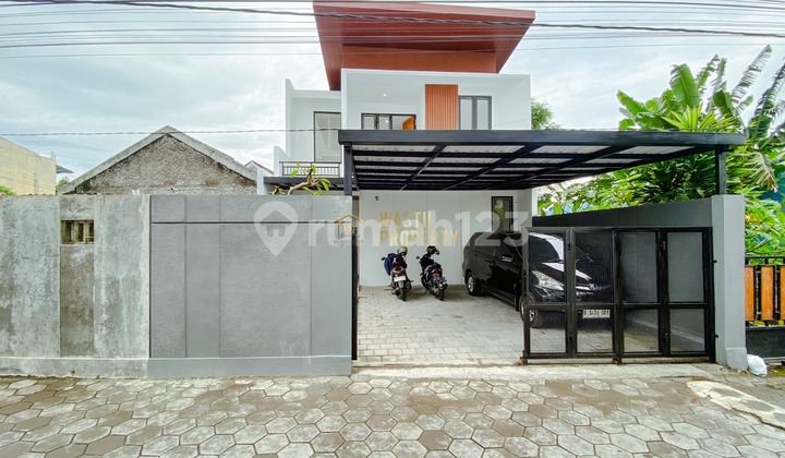 RUMAH MODERN FULL FURNISHED, DEKAT KAMPUS ATMAJAYA JOGJA