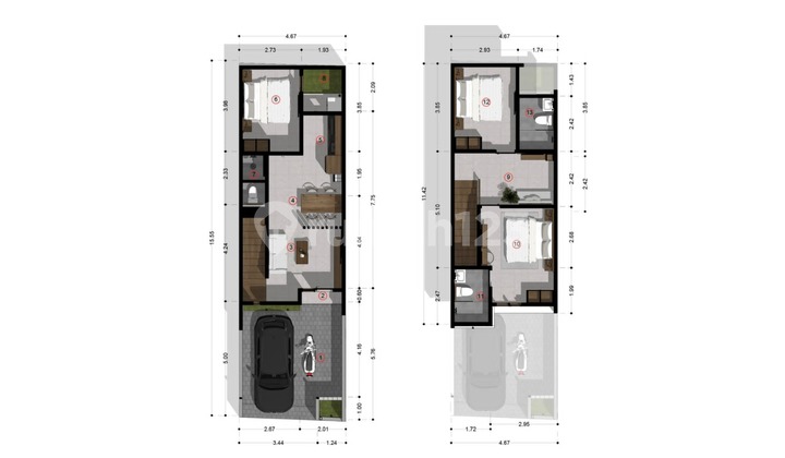 2-Story House in the Center of Denpasar City, Pemogan 2-Story House in the Center of Denpasar City, Pemogan