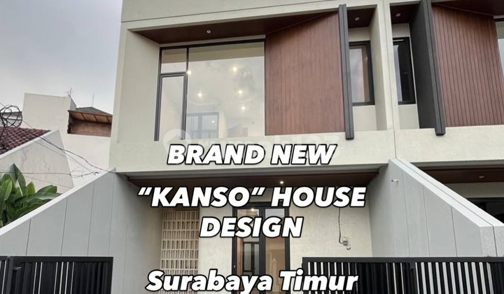Rumah Baru Gress Minimalis Kanso Design di Klampis Surabaya Timur