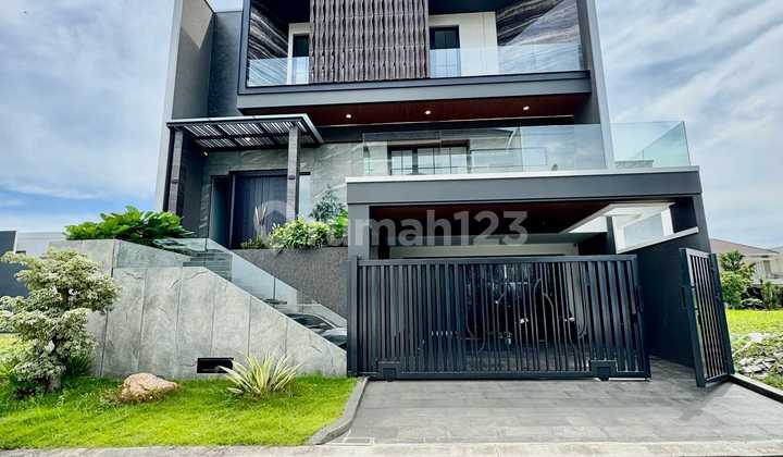 Dijual Rumah Baru Modern Citraland 3.5 LT 5Kt Rooftop Private Balcony