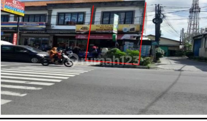 2-Story Shop House on Cokroaminoto Main Street, Ubung Street