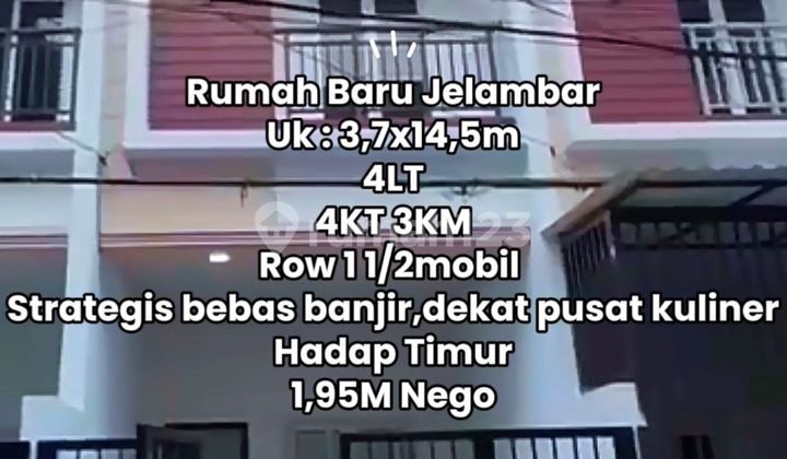 Rumah Baru Strategis Jelambar Grogol Row 1 1/2 Mobil Rumah Baru Strategis Jelambar Grogol Row 1 1/2 Mobil