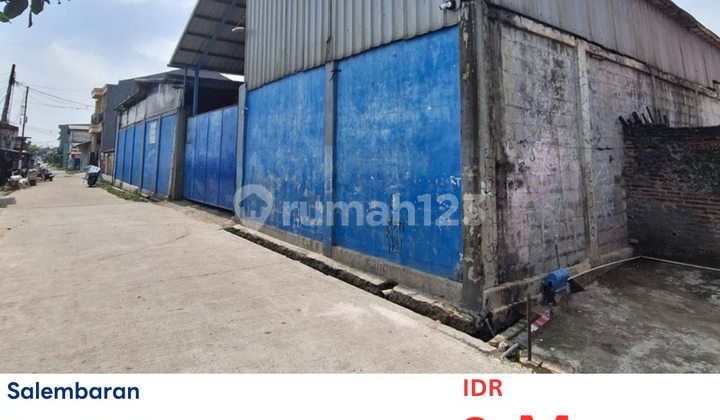 Gudang LT 600 M2, Teluk Naga, Harga 2 M