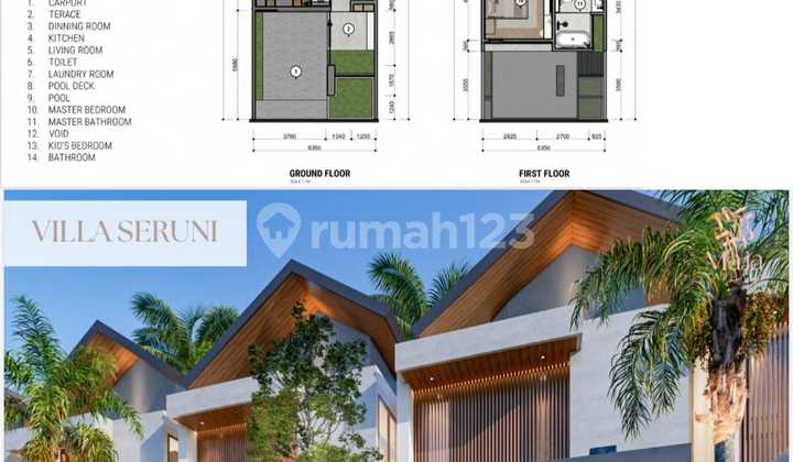 Selling New Semi Villa House Near Sanur Tourist Area 2