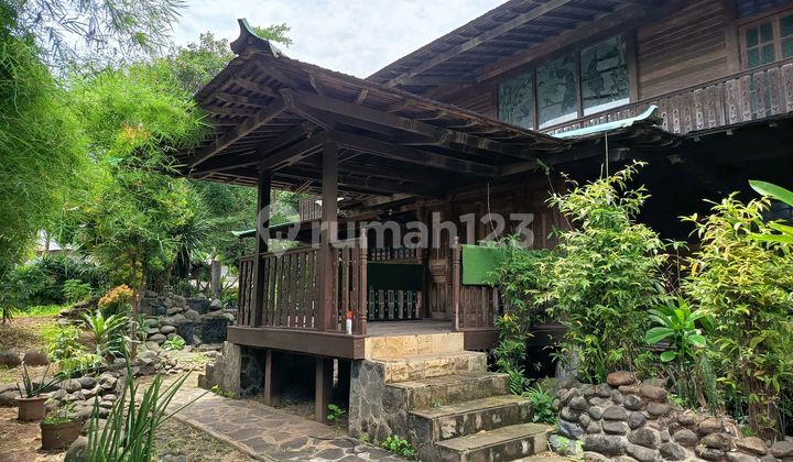 Rumah Etnik Full Kayu Merbau Hanya 10 Menit Ke Tol Di Cibubur 2