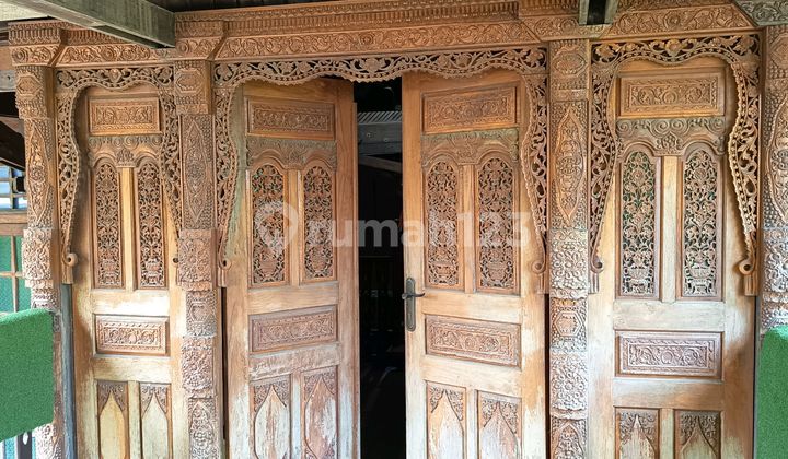 Traditional Javanese Wooden House, With Unique Design