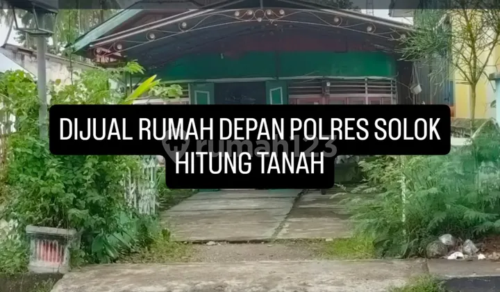 Jual Rumah Untuk Motel,tanah Untuk Mini Hotel Investasi Di Kota Solok