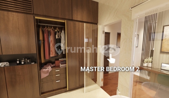 Rumah Villa Estetik 2 Lantai Mewah Tdk Nempel Kiri Kanan Dan Ada Backyard Di Sentul City