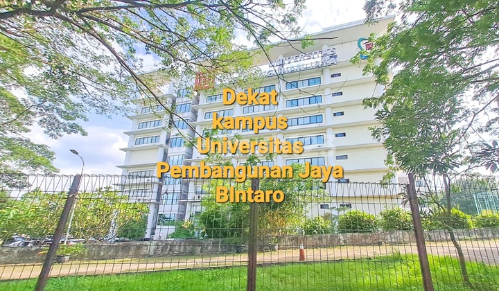 Tanah 1500M2 di Serua Indah Ciputat Tangsel, Akses Mudah Bintaro 2