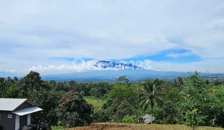 For Sale Garden Villa in Caringin, Land Area 3000m² with Views of Mount Salak & Pangrango