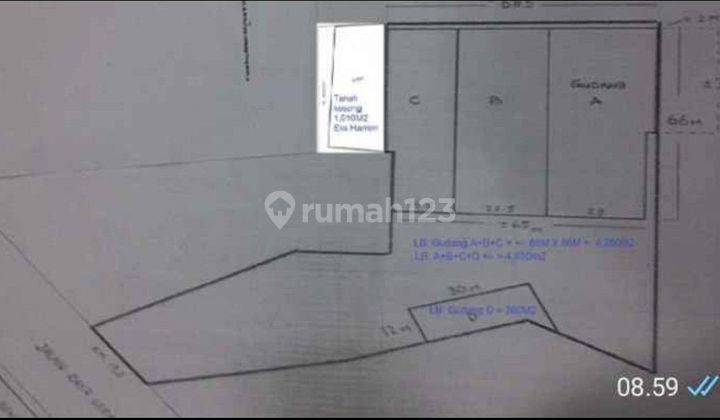 Di Jual Ex Pabrik Cikupa, 6 menit Dari Exit Tol Balaraja Timur Akses 40 feet 2